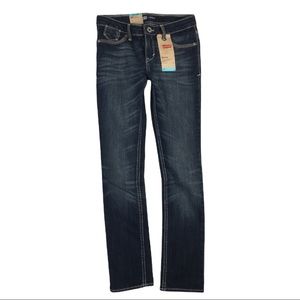 WJ427 NWT Girls Levi’s Skinny Denim Jeans 8 Reg